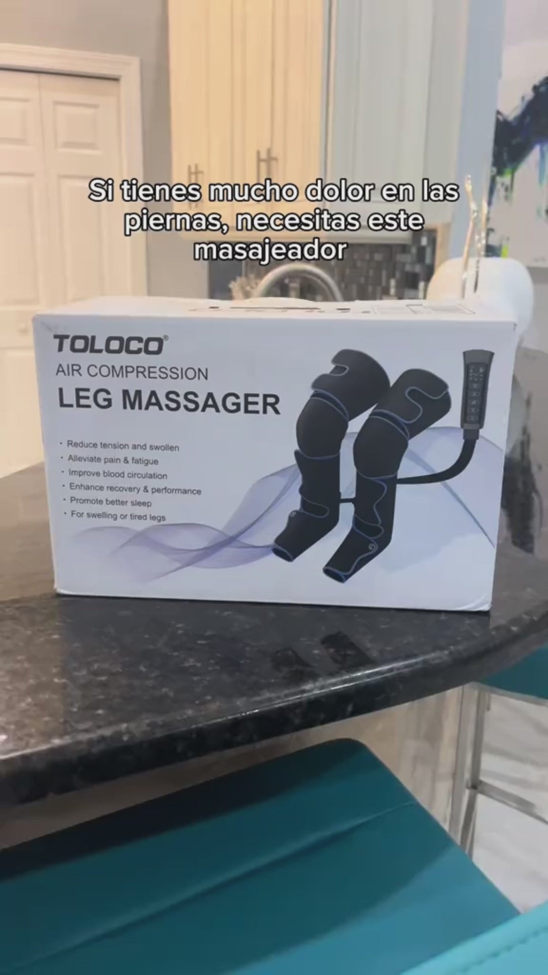 Masajeador De Piernas Con Calor - Relajante y estimulante